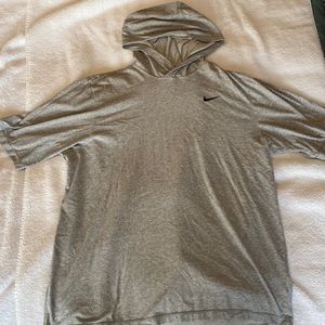 Nike hooded dri-fit Tshirt